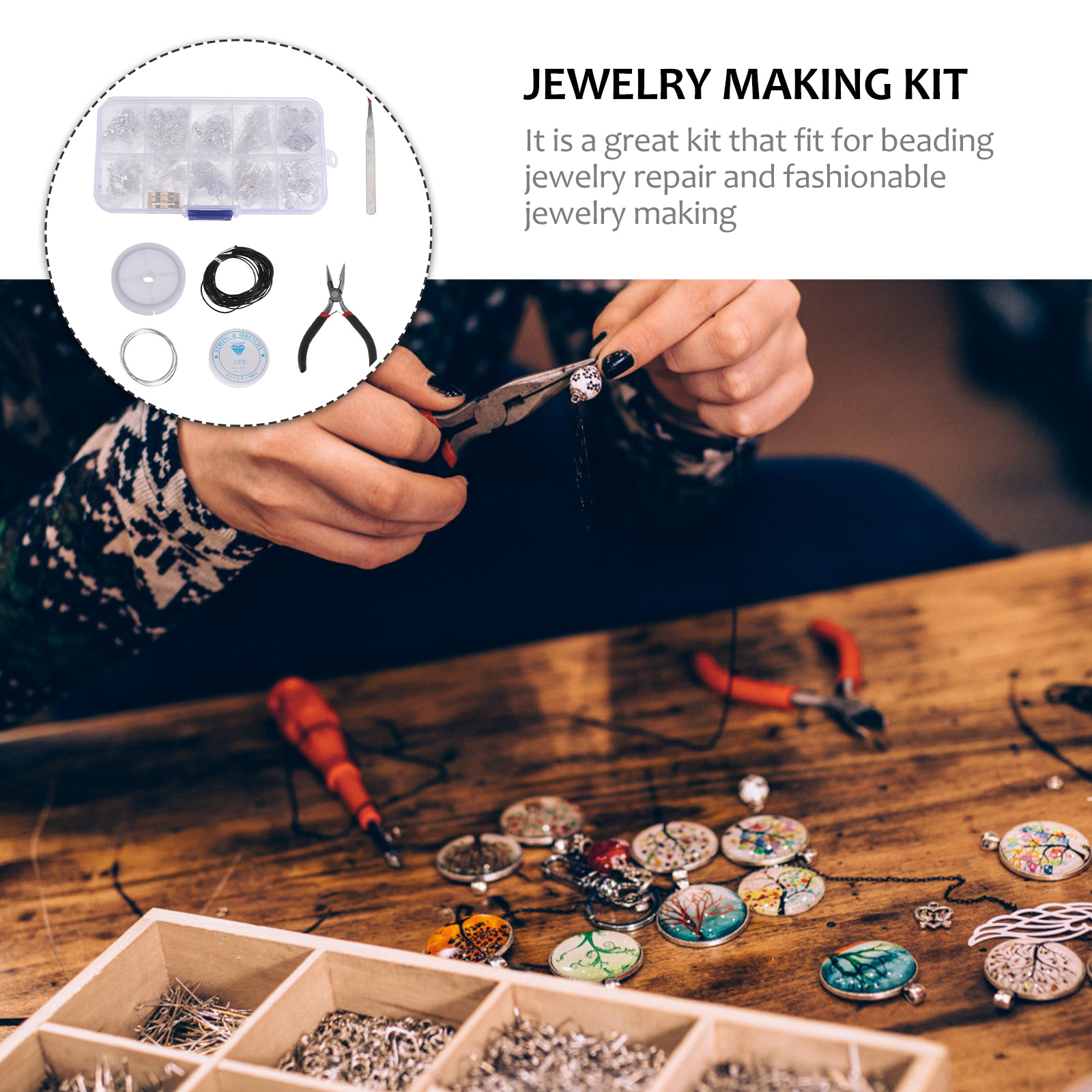 Jewelry Making Kits for adults beginners DIY Jewelry Making Tool